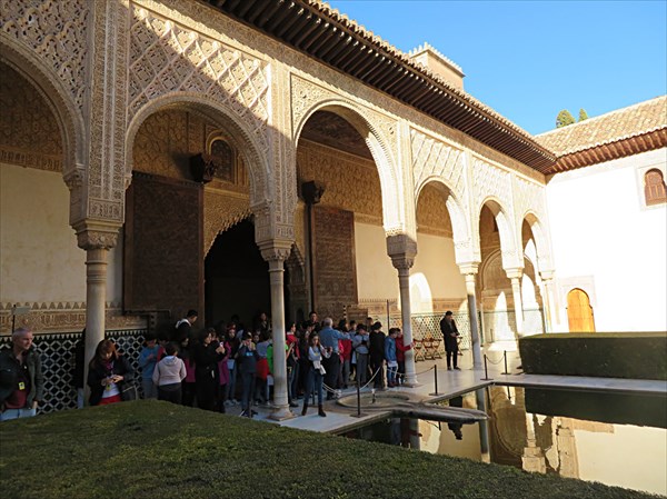 178-Миртовыи двор и башня Комарес, Альгамбра, Гранада